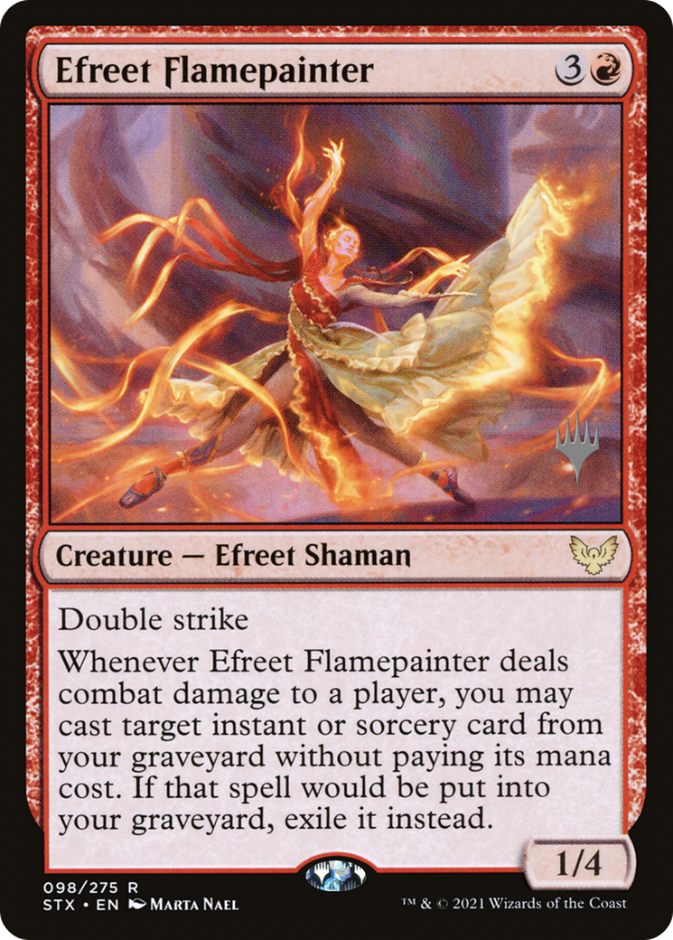 Efreet Flamepainter (098) - Strixhaven: School of Mages Promos Foil