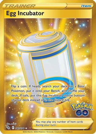 Egg Incubator (Gold) (87) Holofoil - Pokemon GO