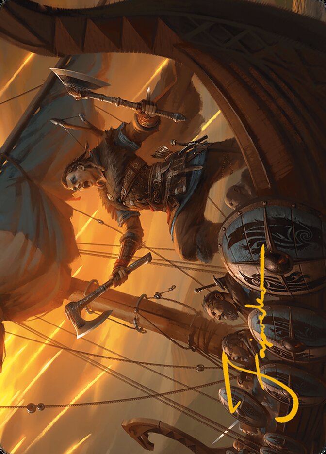 Eivor, Battle-Ready (018s) Gold-Stamped - Art Series: Assassin's Creed