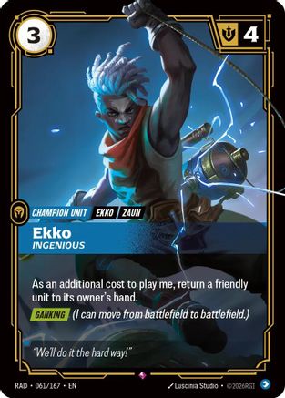 Ekko, Ingenious (061) Foil - Radiance