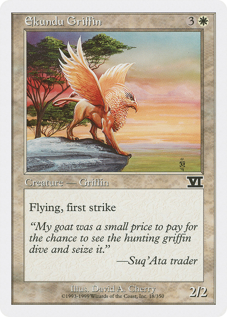 Ekundu Griffin (018) - Classic Sixth Edition