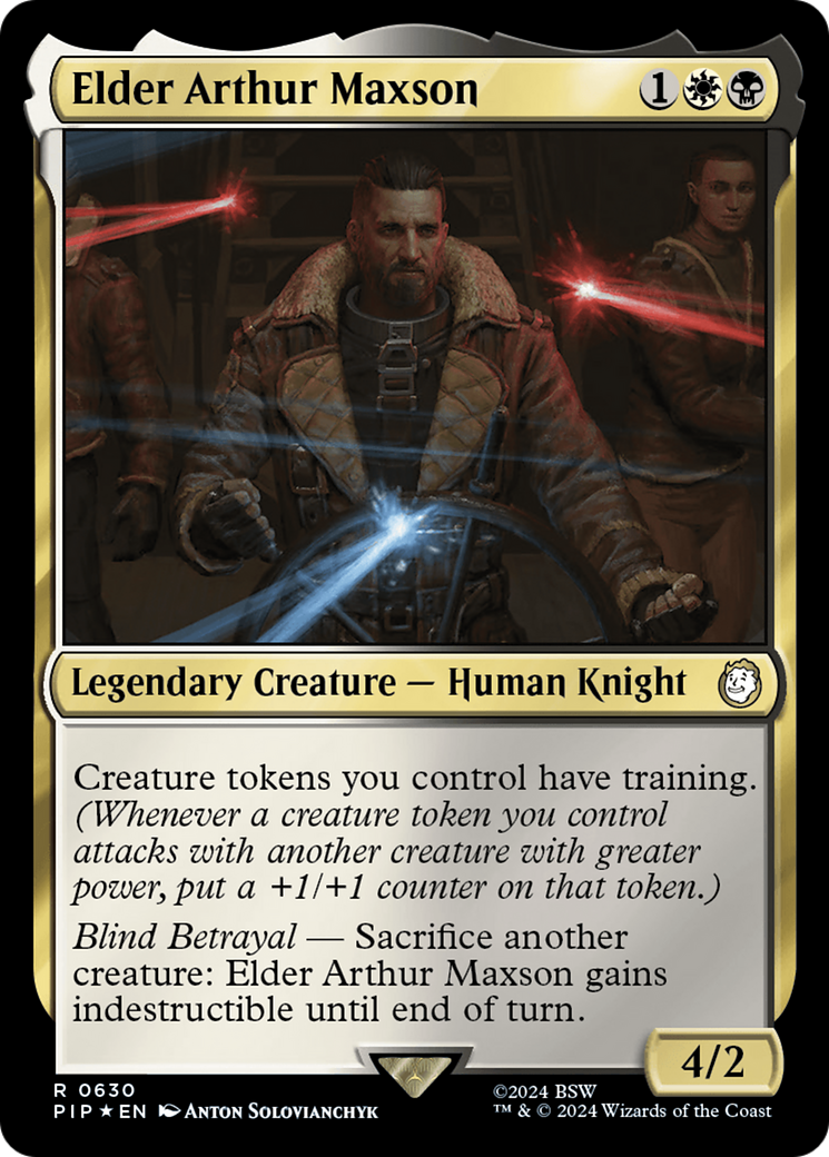 Elder Arthur Maxson (630) Surge Foil - Fallout