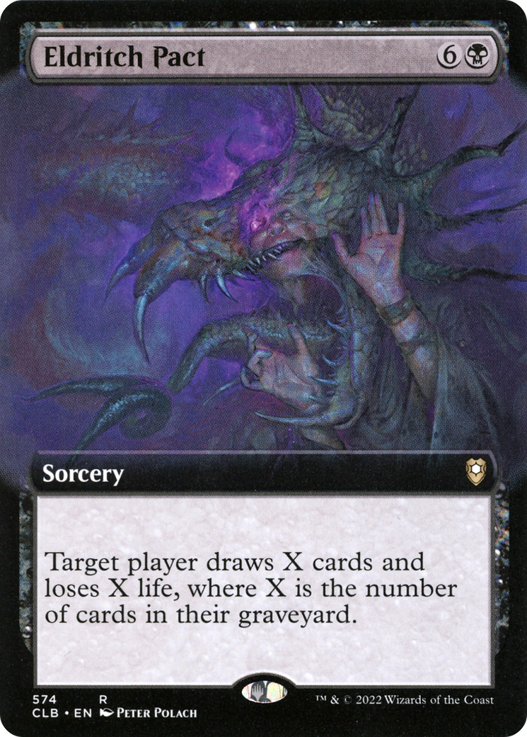 Eldritch Pact (Extended Art) (574) - Commander Legends: Battle for Baldur's Gate Foil