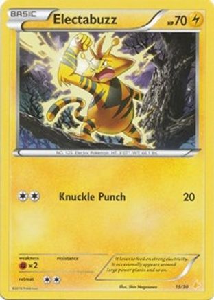 Electabuzz (15) - Trainer Kit: Pikachu Libre & Suicune