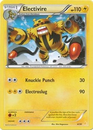 Electivire (25) - Trainer Kit: Pikachu Libre & Suicune