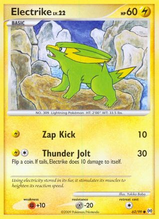 Electrike (62) Reverse Holofoil - Arceus