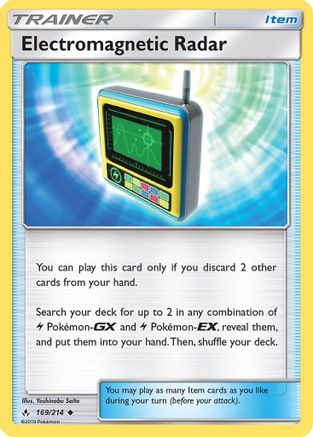 Electromagnetic Radar (169) Reverse Holofoil - Unbroken Bonds
