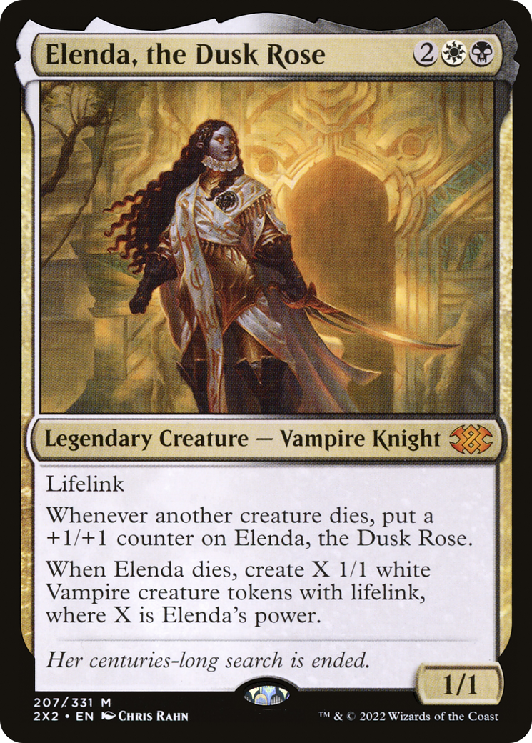 Elenda, the Dusk Rose (207) Foil - Double Masters 2022