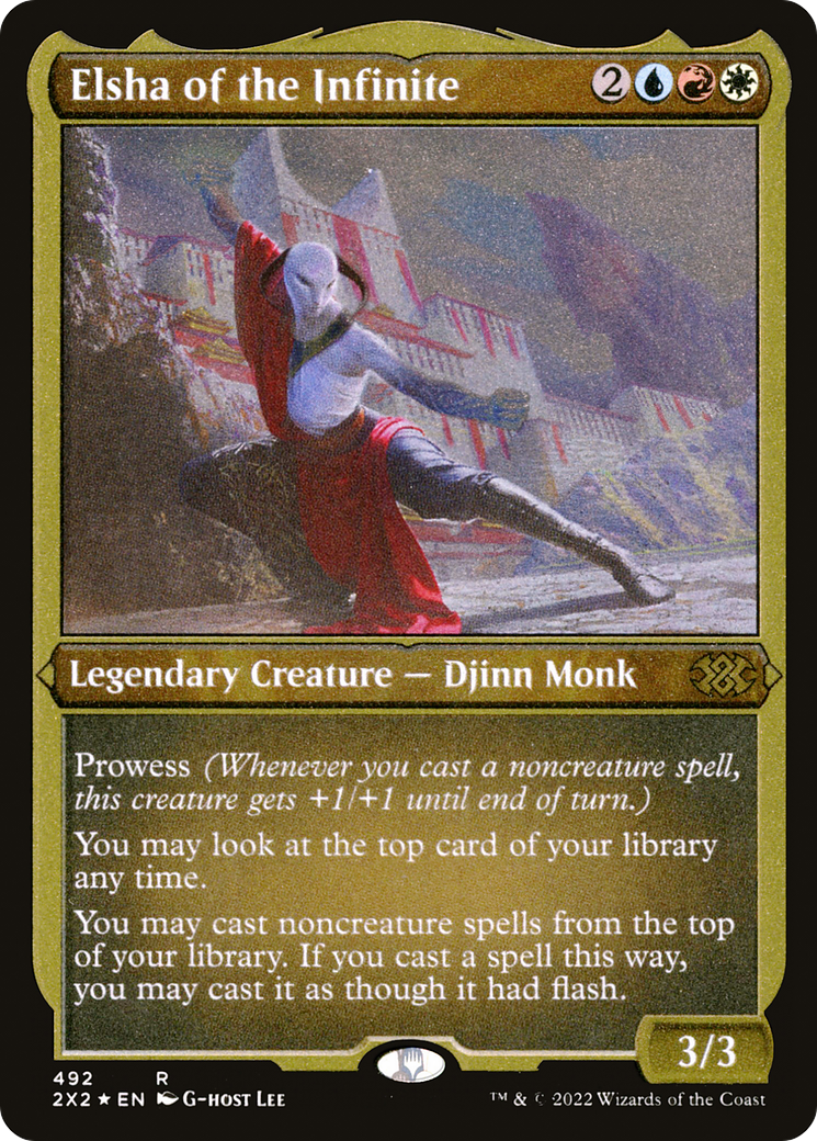 Elsha of the Infinite (492) Etched Foil - Double Masters 2022