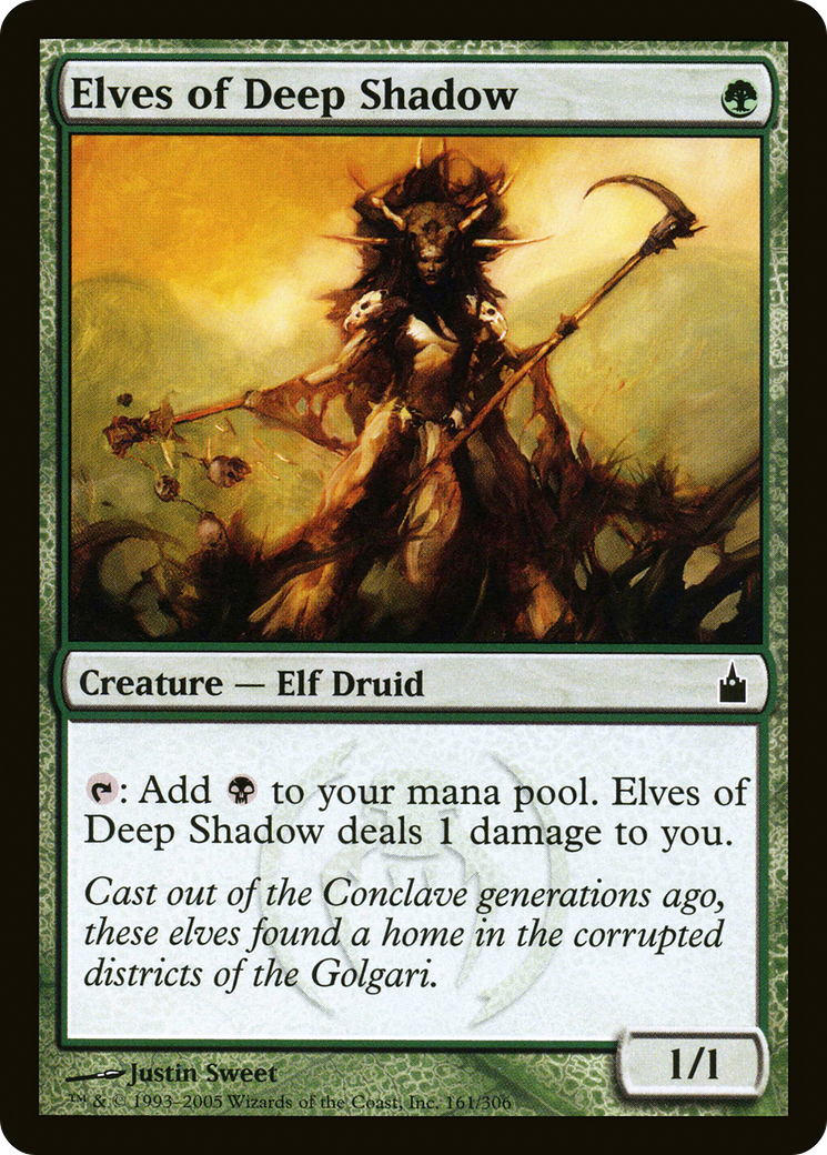 Elves of Deep Shadow (161) - Ravnica: City of Guilds