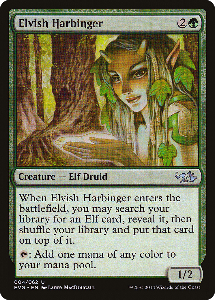 Elvish Harbinger (004) - Duel Decks Anthology: Elves vs. Goblins