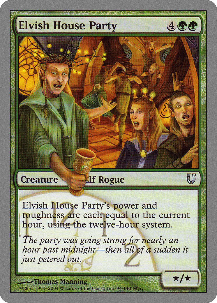 Elvish House Party (094) Foil - Unhinged
