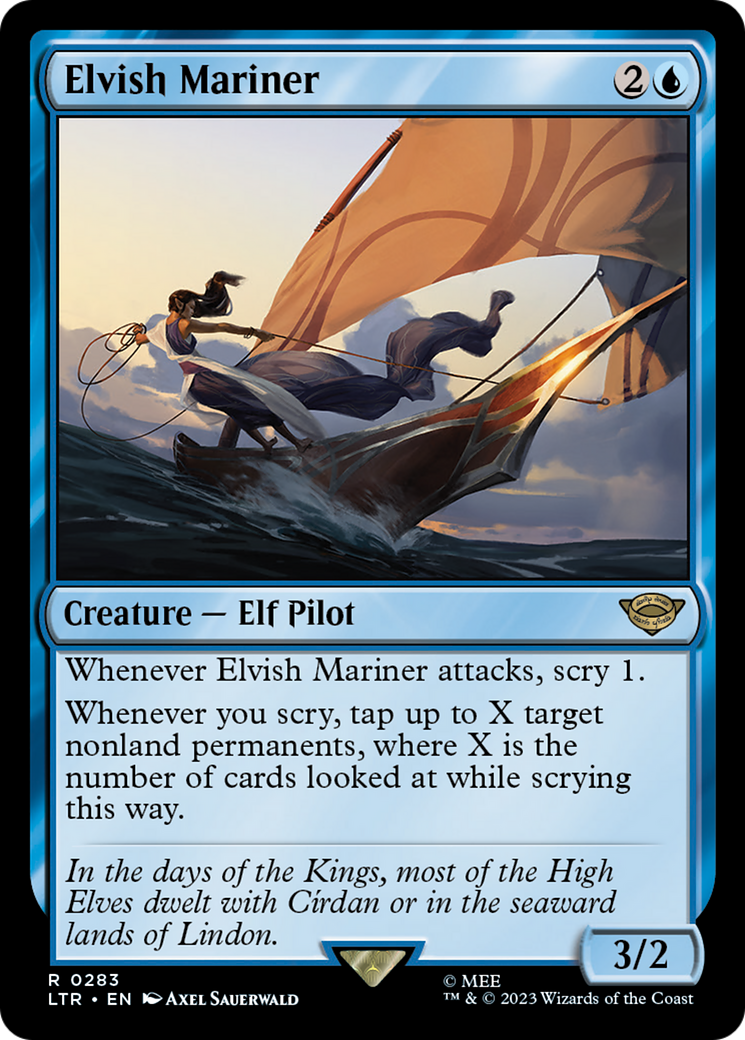 Elvish Mariner (283) Foil - The Lord of the Rings: Tales of Middle-earth
