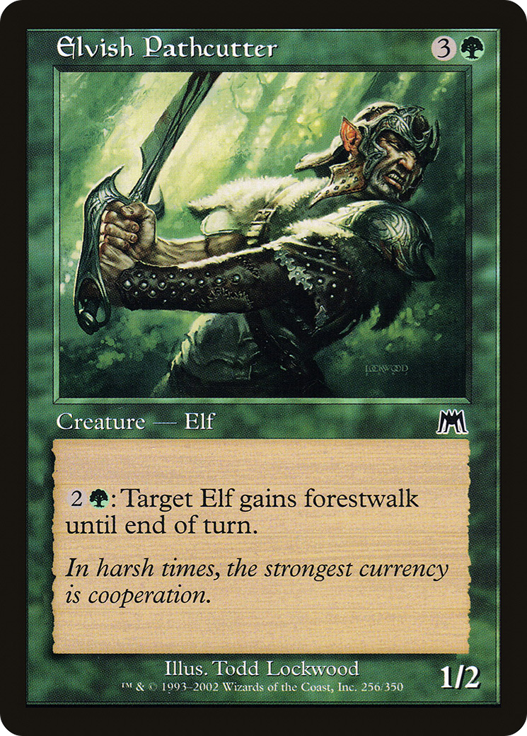 Elvish Pathcutter (256) Foil - Onslaught