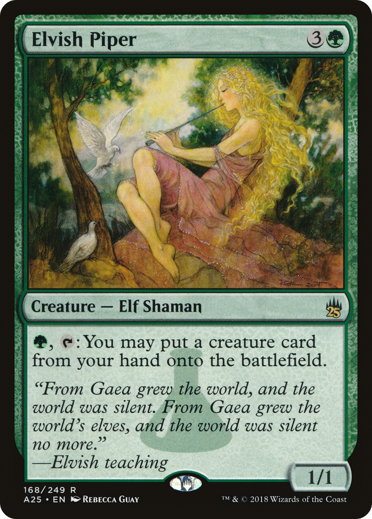 Elvish Piper (168) Foil - Masters 25