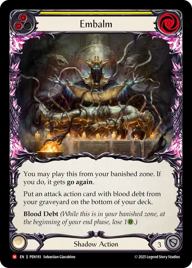 Embalm (PEN193) Rainbow Foil - Compendium of Rathe