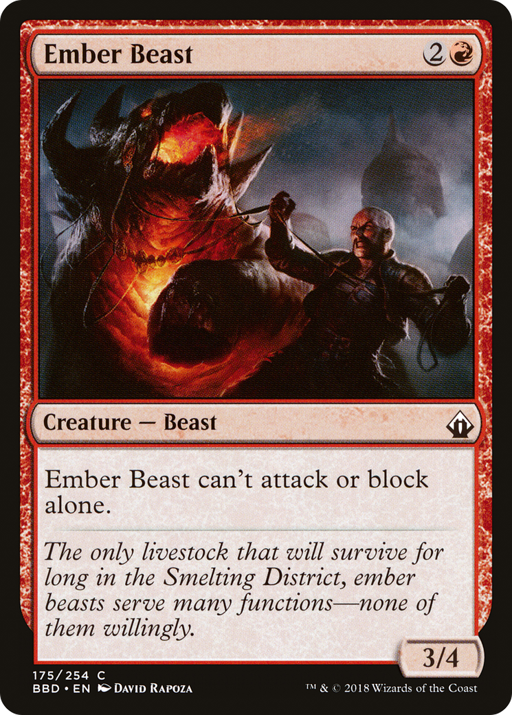 Ember Beast (175) Foil - Battlebond