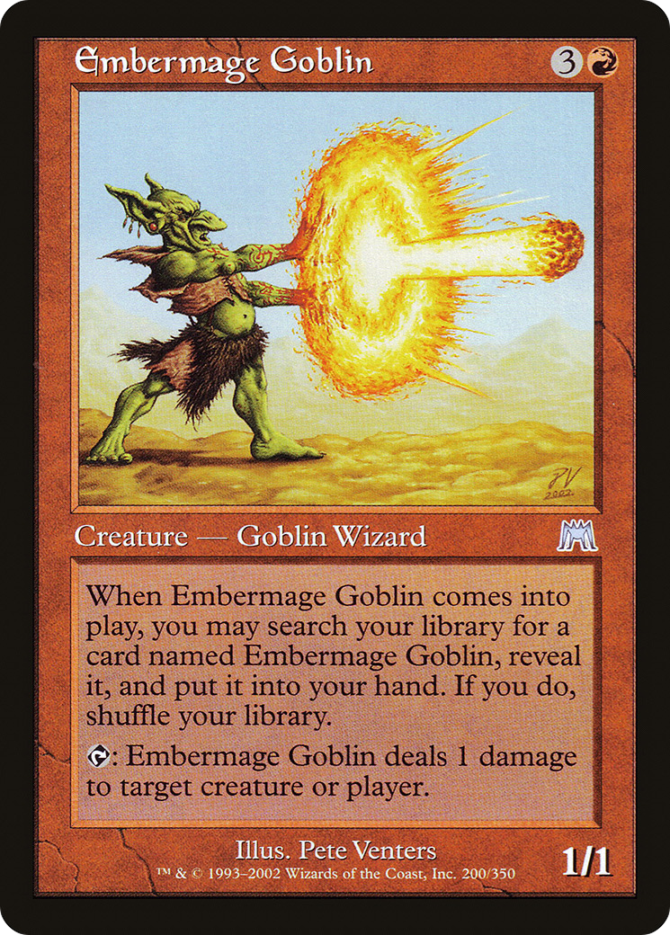 Embermage Goblin (200) Foil - Onslaught