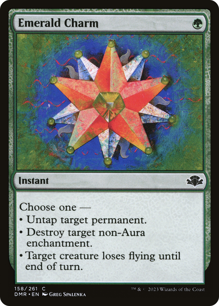 Emerald Charm (158) - Dominaria Remastered Foil