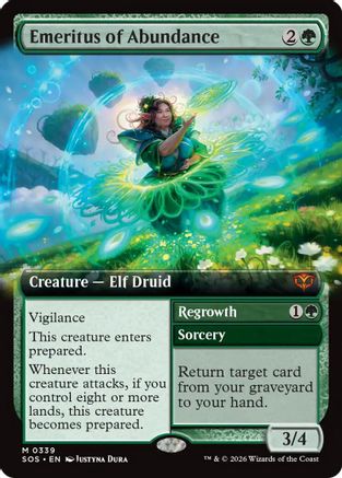 Emeritus of Abundance (Extended Art) (339) - Secrets of Strixhaven