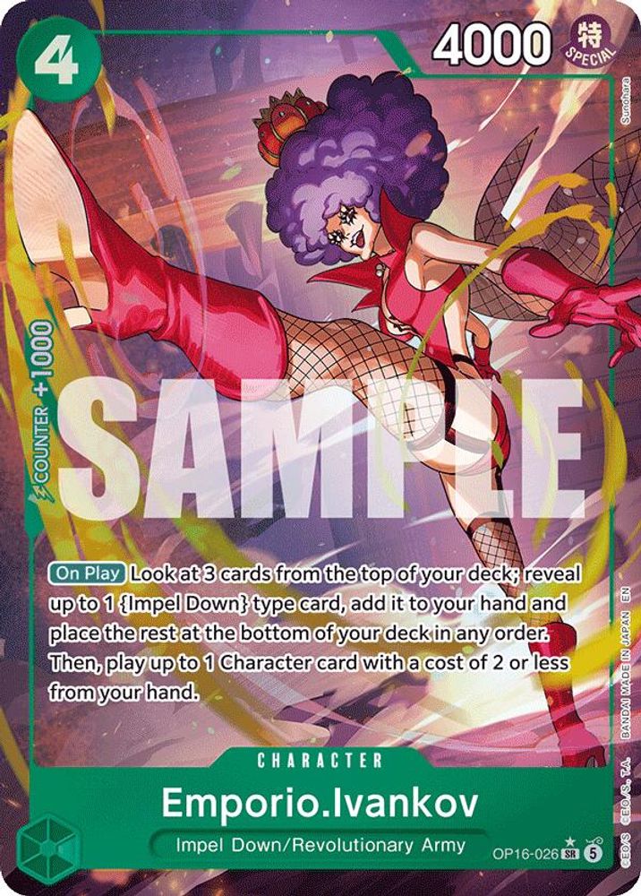 Emporio.Ivankov (Alternate Art) (OP16-026) Foil
