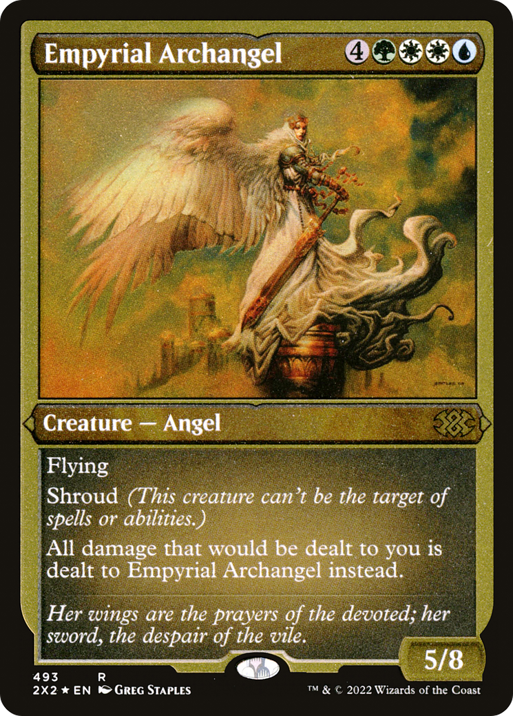 Empyrial Archangel (493) Etched Foil - Double Masters 2022