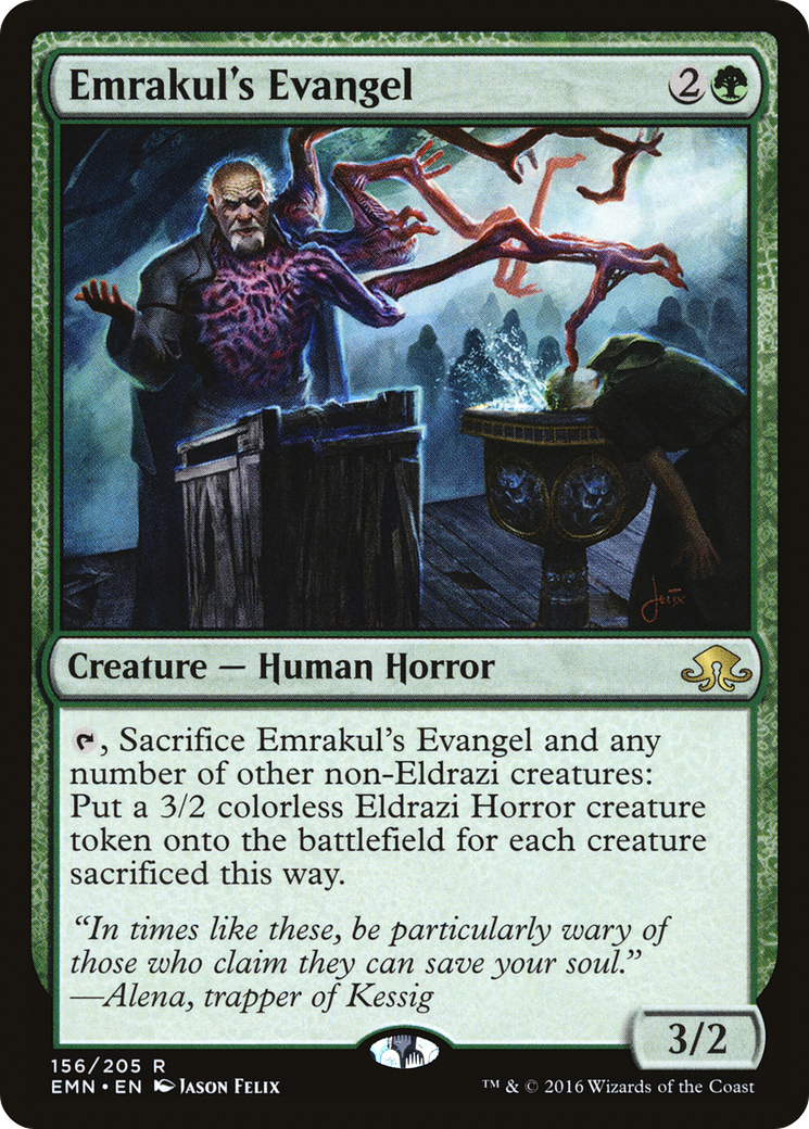Emrakul's Evangel (156) Foil - Eldritch Moon