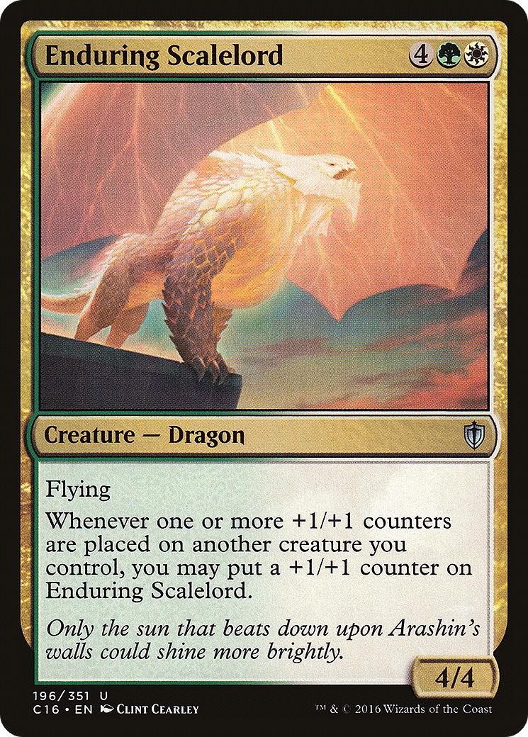 Enduring Scalelord (196) - Commander 2016