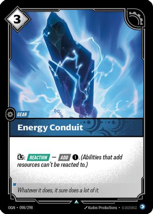 Energy Conduit (098) - Origins