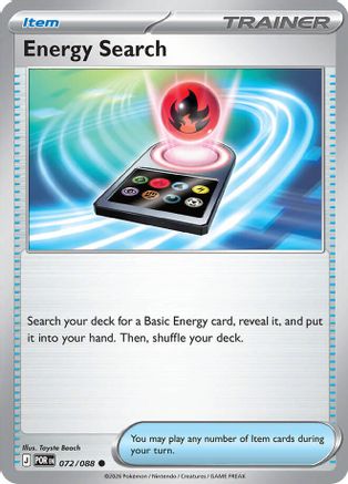 Energy Search (72) Reverse Holofoil - Perfect Order