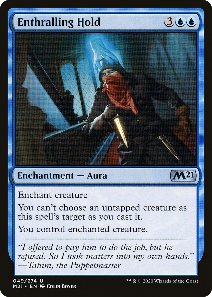 Enthralling Hold (049) - Core Set 2021 Foil