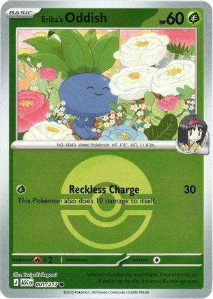 Erika's Oddish (Poke Ball) (1) Reverse Holofoil - Ascended Heroes