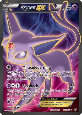 Espeon EX (Full Art) (117) Holofoil - BREAKpoint