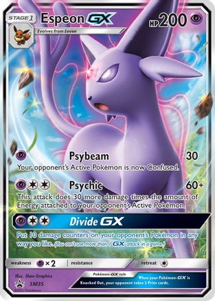 Espeon GX (SM35) Holofoil - Black Star Promos