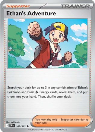 Ethan's Adventure (165) Reverse Holofoil - Destined Rivals
