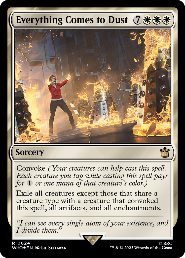 Everything Comes to Dust (624) Surge Foil - Doctor Who