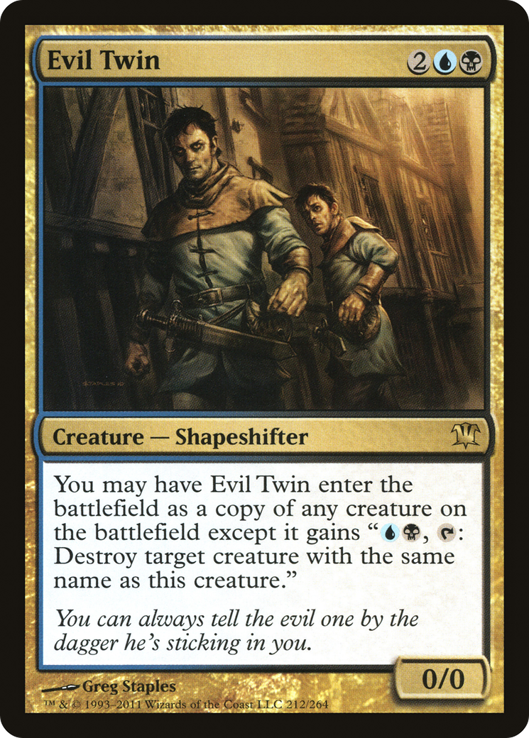 Evil Twin (212) Foil - Innistrad