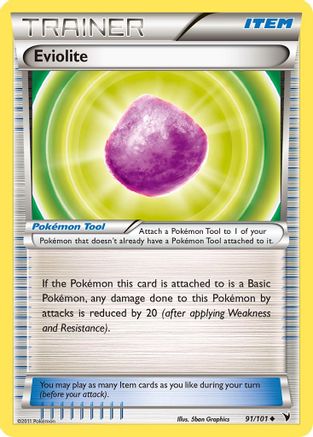 Eviolite (91) Reverse Holofoil - Noble Victories