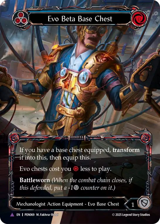Evo Beta Base Chest (Marvel) (PEN069) Cold Foil - Compendium of Rathe