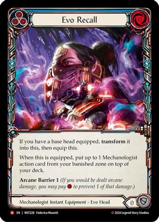 Evo Recall (MST228) Cold Foil - Part the Mistveil