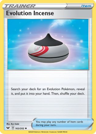 Evolution Incense (163) Reverse Holofoil - Sword & Shield