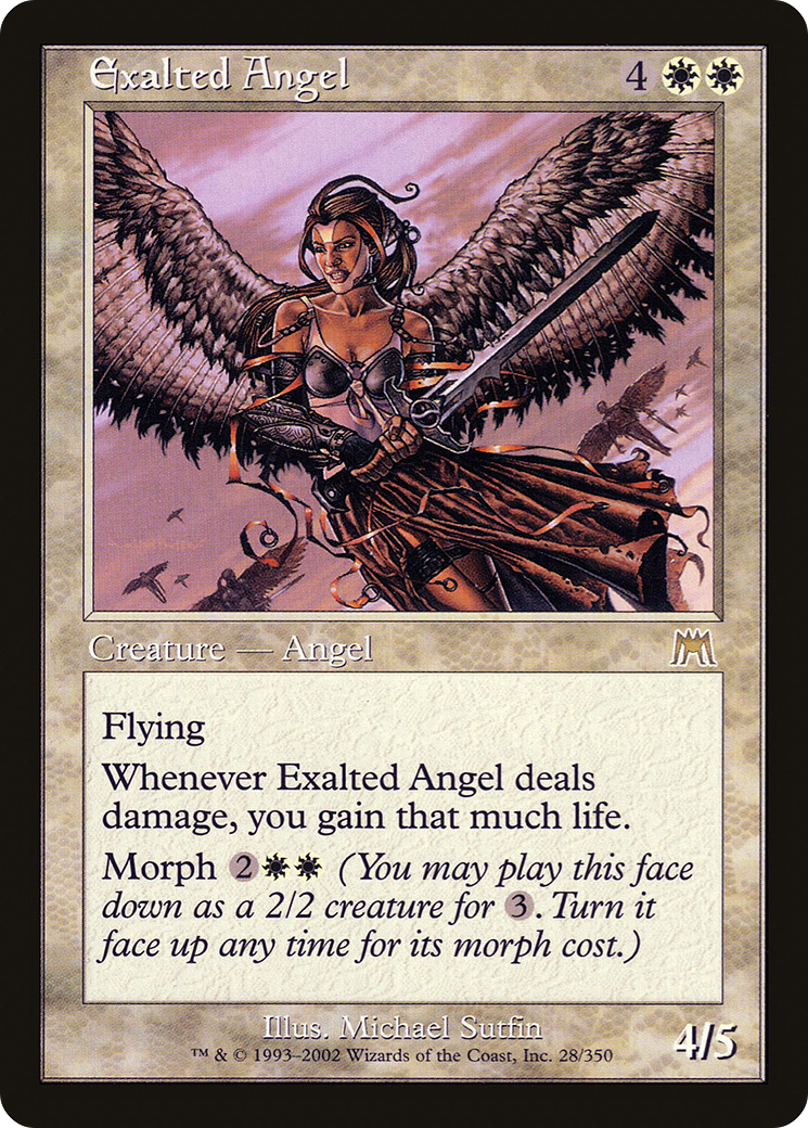 Exalted Angel (028) Foil - Onslaught