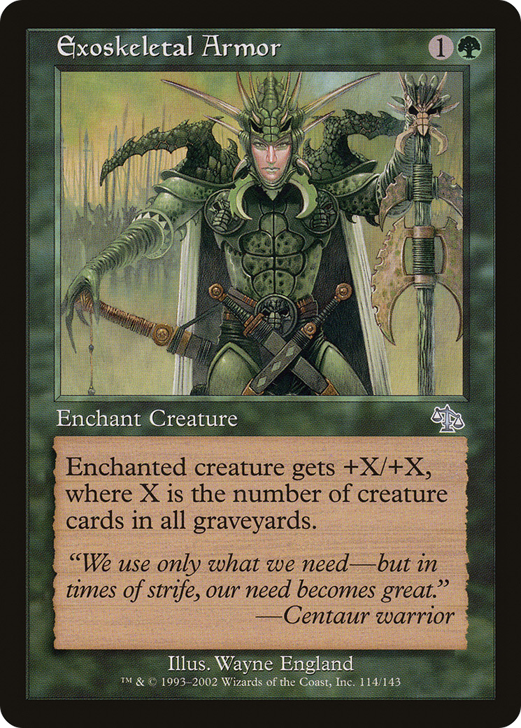 Exoskeletal Armor (114) Foil - Judgment