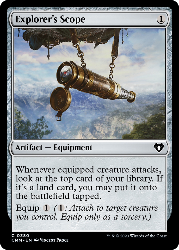 Explorer's Scope (380) Foil - Commander Masters