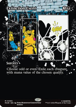 Extinction Event (065) Foil - Marvel Universe