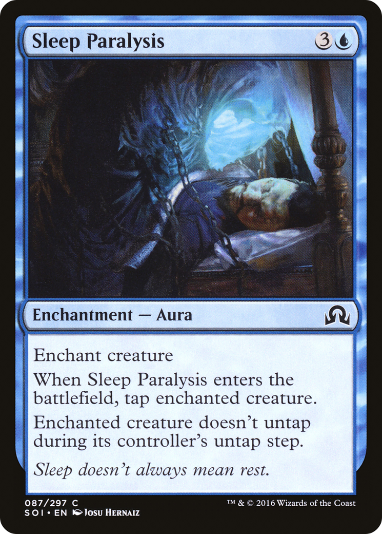 Sleep Paralysis (087) Foil - Shadows over Innistrad