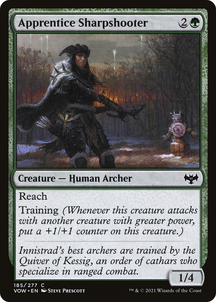 Apprentice Sharpshooter (185) - Innistrad: Crimson Vow