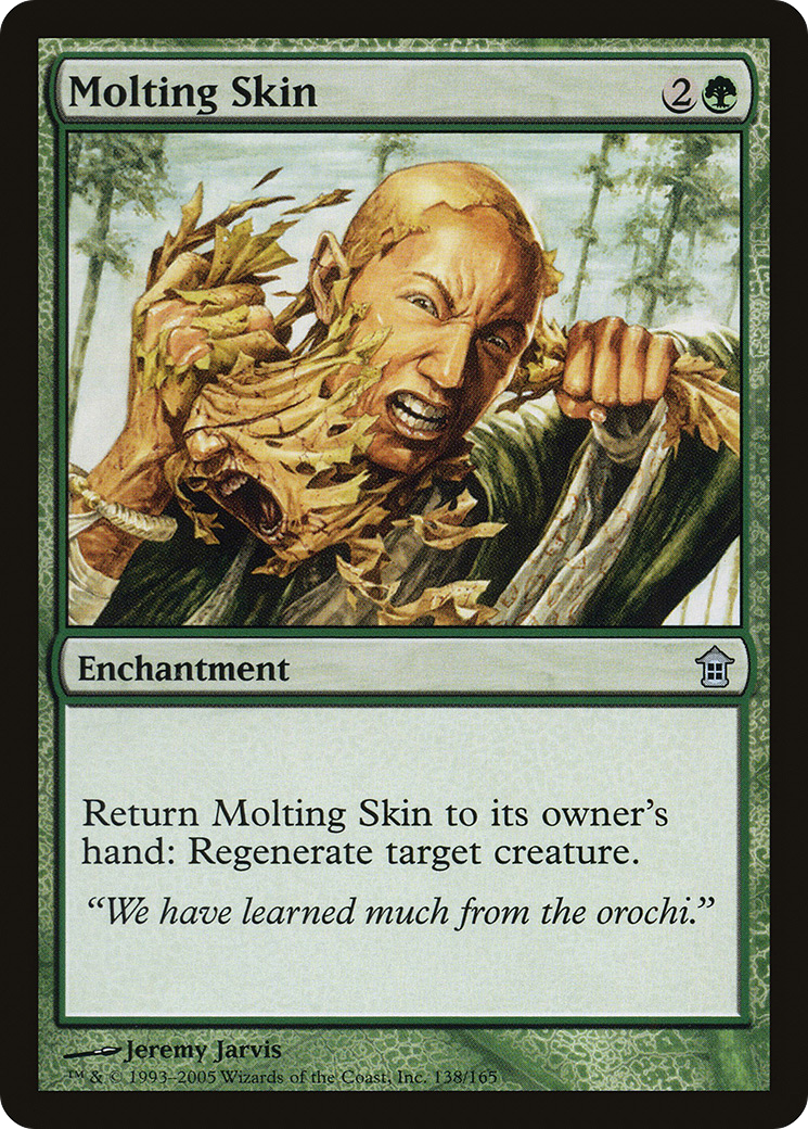 Molting Skin (138) Foil - Saviors of Kamigawa