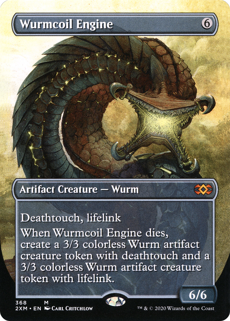 Wurmcoil Engine (Borderless) (368) Foil - Double Masters