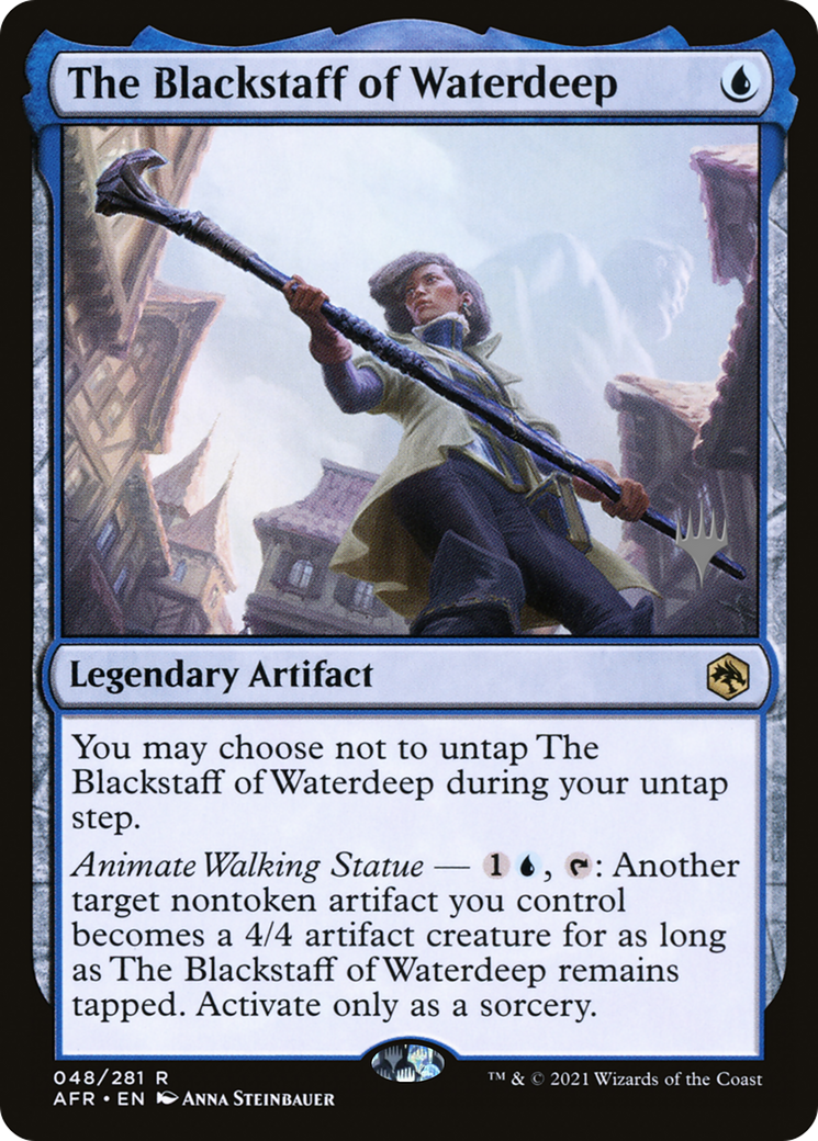The Blackstaff of Waterdeep (048) Foil - Adventures in the Forgotten Realms Promos